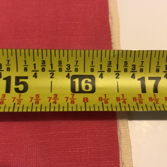 Paul Stuart Pocket Square - Coral / Cream - Picture 7 of 9